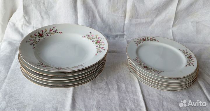 Тарелки Япония времен СССР фарфор