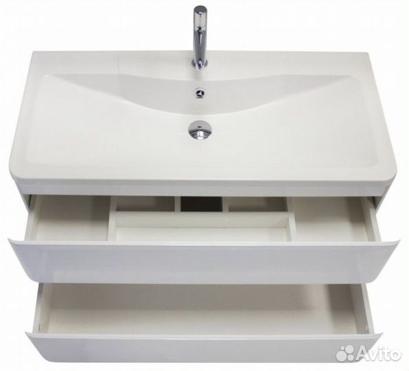 Тумба с раковиной BelBagno Albano 80 Bianco Lucido