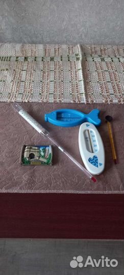 Термометр уличный, водяной СССР + термометр магнит