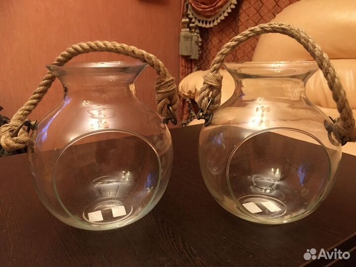 Подсвечник стеклянный