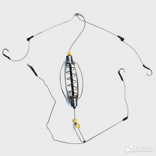 Фидерный монтаж кормушка Арбуз 1шт 35гр