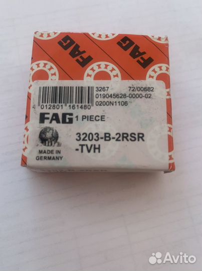 Fag 3201 B 2RSR tvh подшипник