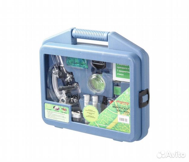 Микроскоп в кейсе с набором всего необходимого