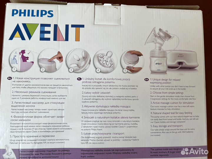 Молокоотсос электрический Philips Avent
