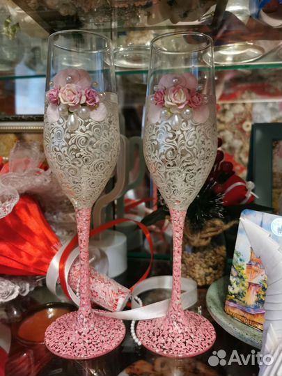 Бокалы на свадьбу