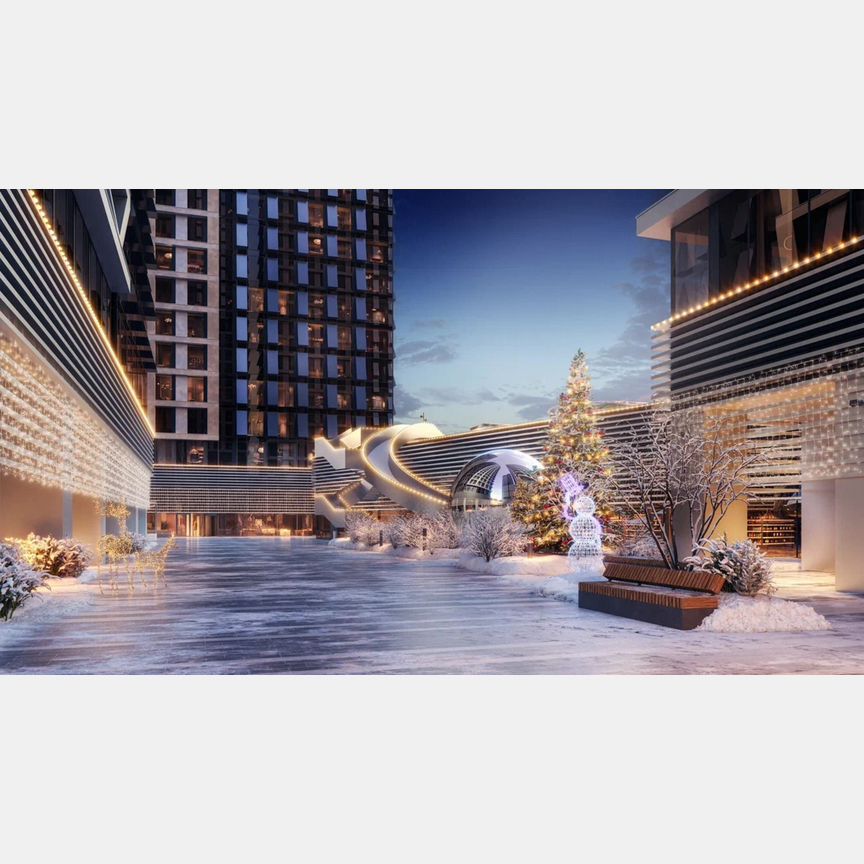 1-к. апартаменты, 55,9 м², 3/35 эт.