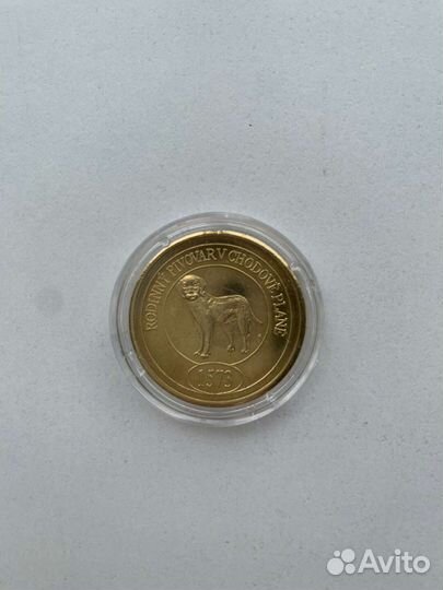 Памятная монета из Чехии