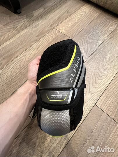 Налокотники хоккейные warrior alpha dxpro правый