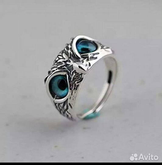 Кольцо с совой