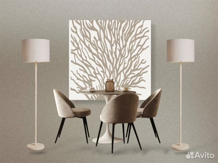 Картина дерево текстурная паста. Картина