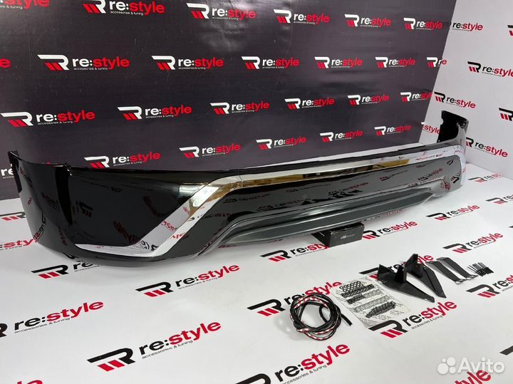 Передняя губа Toyota Land Cruiser 200 3м