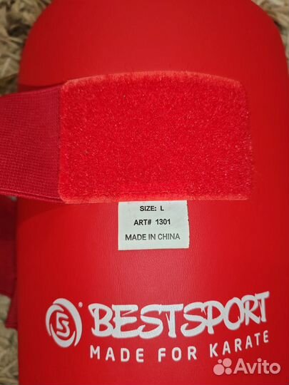 Защита голени и стопы для каратэ