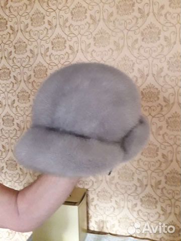 Норковая женская шапка