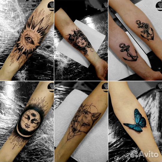 Татуировка, Тату студия