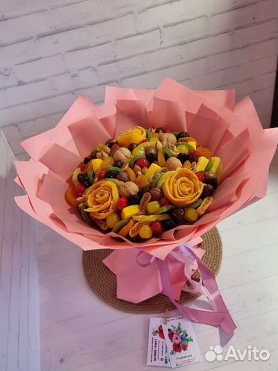 Съедобные букеты Мужские Детские Фруктовые