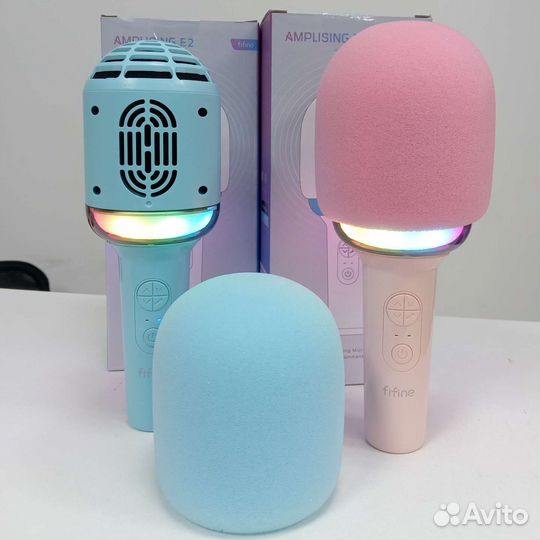 Беспроводной караоке микрофон с динамиком