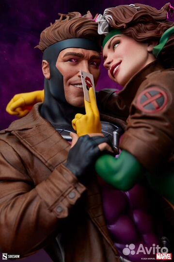 Статуя Rogue and Gambit от Sideshow