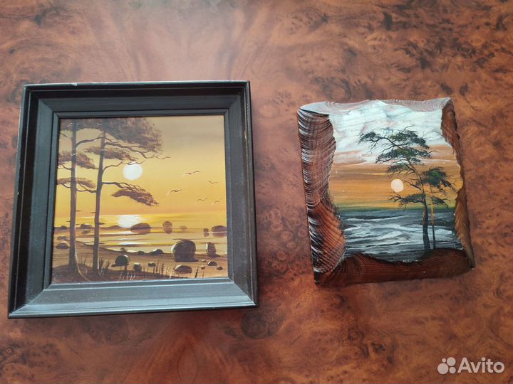 Панно из массива дерева 