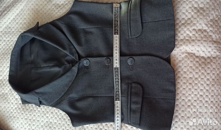 Школьная форма николь. Жилет. Юбка