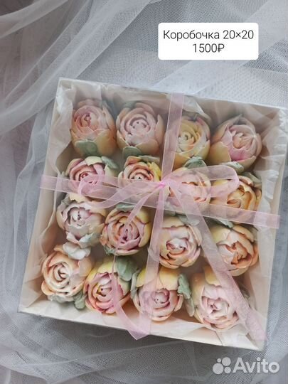 Зефирные коробочки и букеты