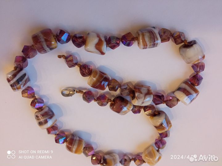 Бусы из натуральных камней индия