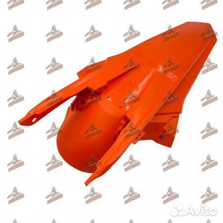 Polisport Пластиковое крыло заднее ктм 2017-2019 оранжевое (с креплением под стопсигнал)
