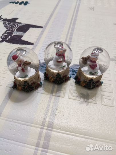 Снежный шар новогодний