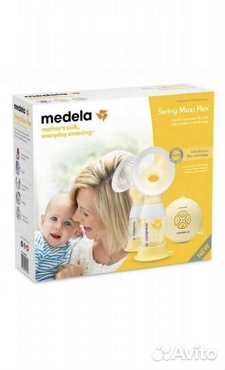 Молокоотсос электрический двойной medela maxi