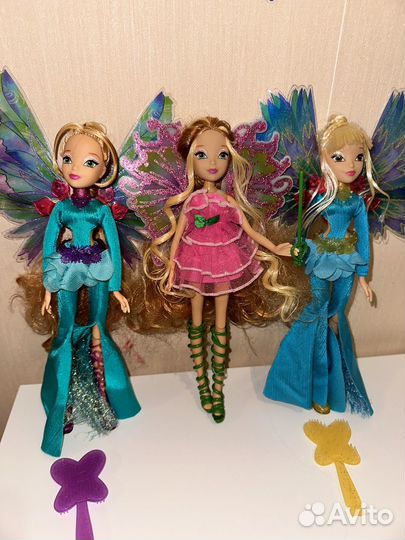 Winx куклы (Стелла,Флора)