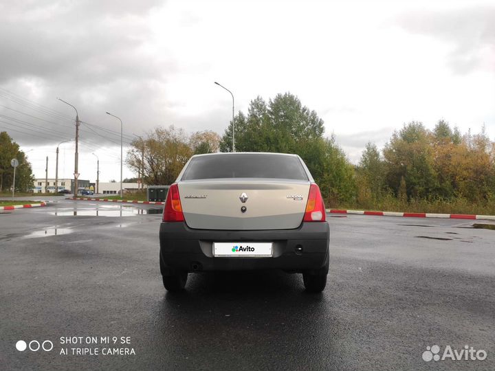 Renault Logan 1.4 МТ, 2007, 110 000 км