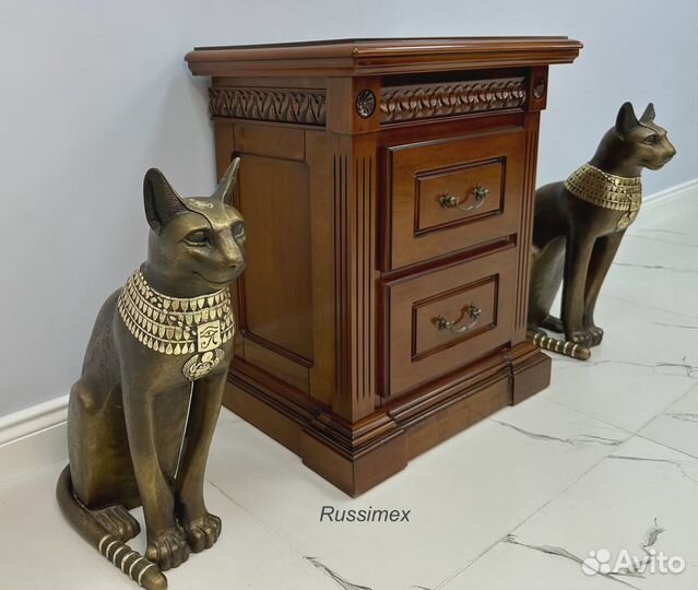 Тумба прикроватная из массива бука