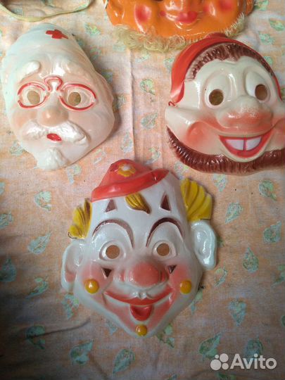 Новогодние маски, цена за все