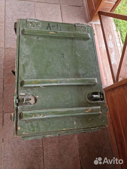 Ящик деревянный армейский зеленый