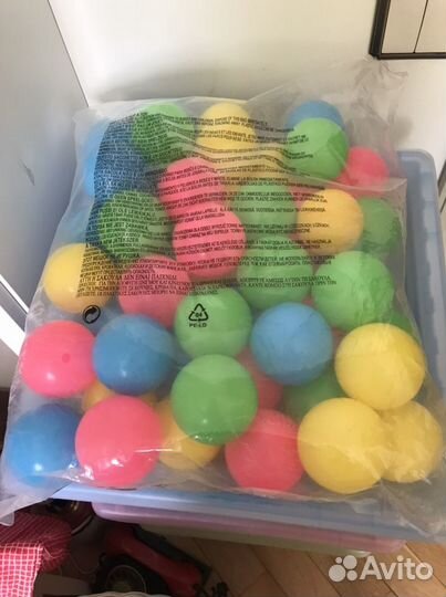 Цветные шарики для сухого бассейна