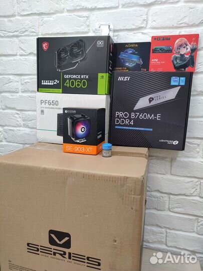 Игровой компьютер, i5 12400f/ RTX 4060/ 16GB новый
