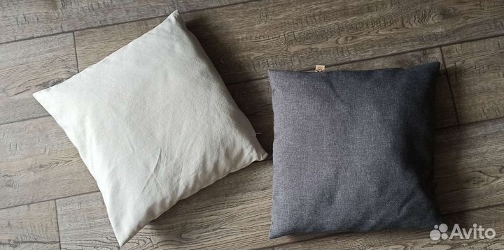 Декоративные подушки с чехлами 2 шт