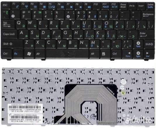 Клавиатура для Asus Eee PC T91, T91M, 900SD, S101