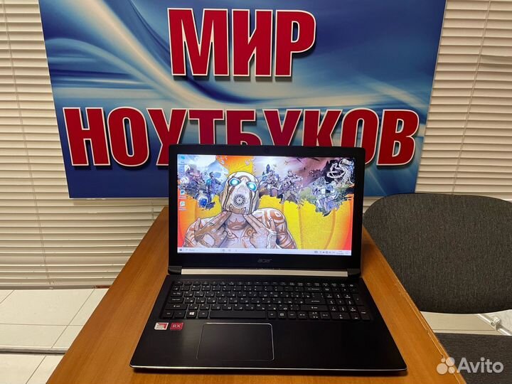 Мощный игровой ноутбук Acer / 16gb / 1128gb