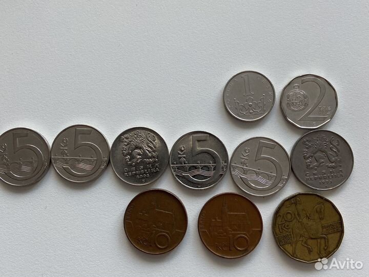 Продам набор монет Чехии