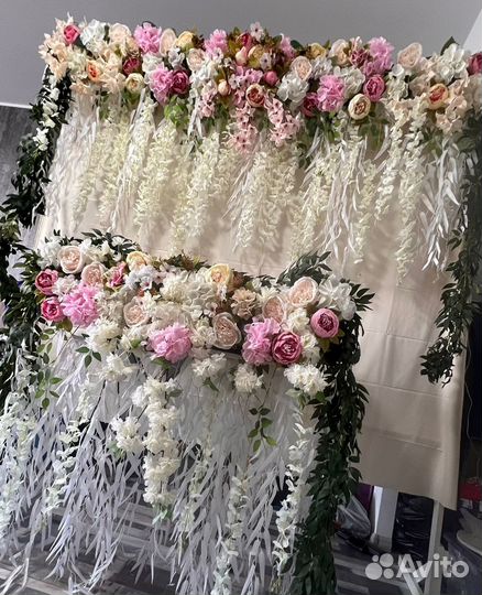 Свадебный декор президиум