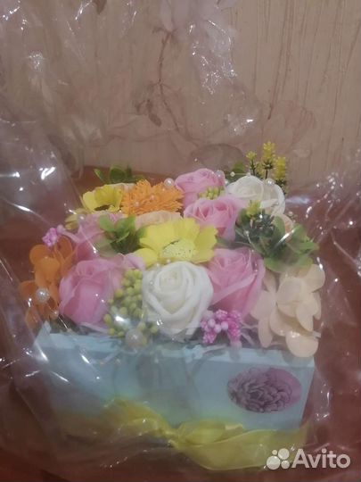 Букет из мыла