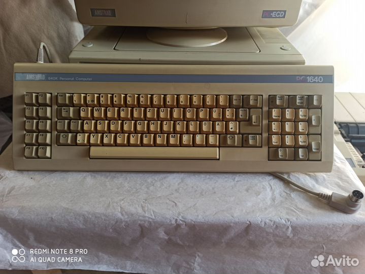 Рэтро Компьютер 286. Amstrad PC1640 DD. СССР