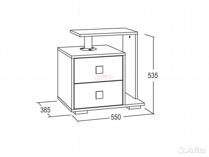 Тумба прикроватная