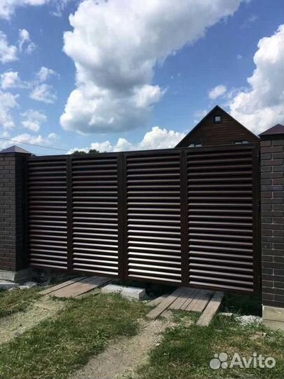 Забор жалюзи