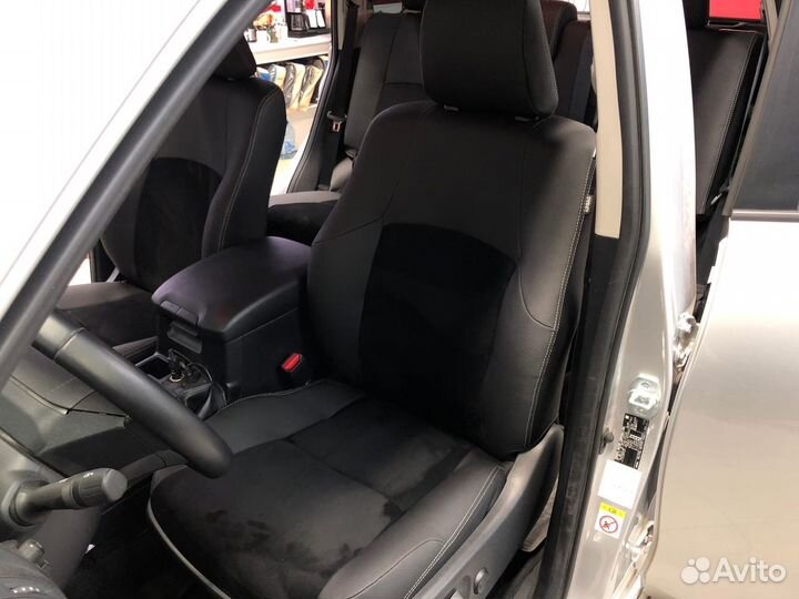 Каркасные Чехлы с Алькантарой Toyota LC Prado 150