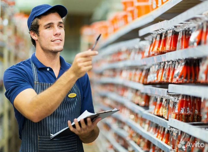 Работник торгового зала. Еженедельные выплаты