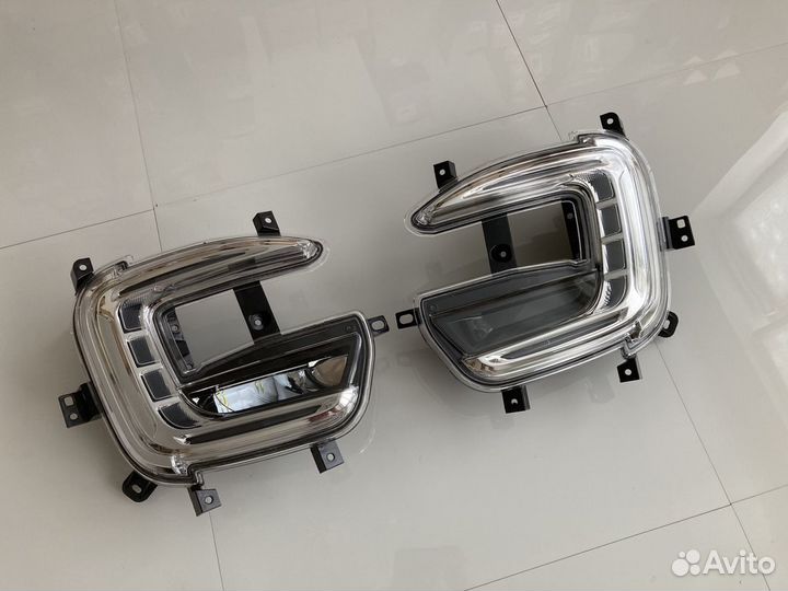 Дхо (ходовые огни) / птф Renault Kaptur - LED