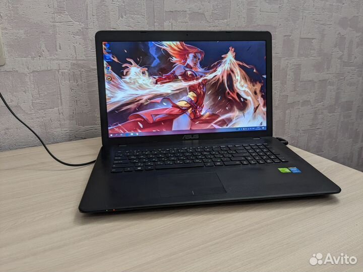 Игровой ноутбук Asus 17.3 i7-5500/8gb/ssd+hhd/940m