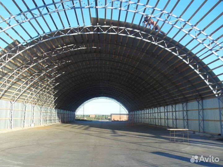 Каркасный ангар 10х7х30