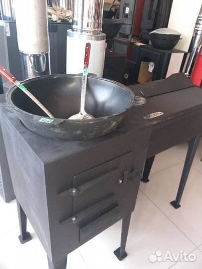 Мангал с печью